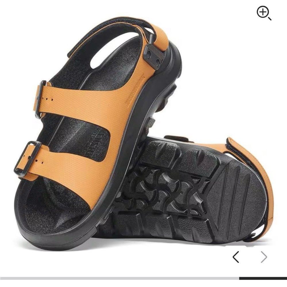 New Morgan orange Birkenstock Men's Sandals size 44 - Picture 2 of 8